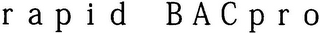 RAPID BACPRO logo