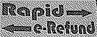 RAPID E-REFUND logo