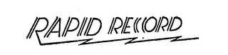 RAPID RECORD logo