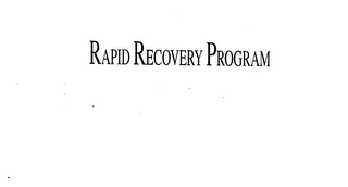 RAPID RECOVERY PROGRAM logo