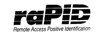 RAPID REMOTE ACCESS POSITIVE IDENTIFICATION logo