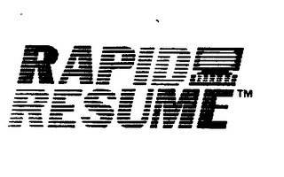 RAPID RESUMES logo