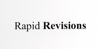 RAPID REVISIONS logo
