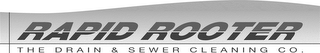 RAPID ROOTER THE DRAIN & SEWER CLEANING CO. logo