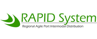 RAPID SYSTEM REGIONAL AGILE PORT INTERMODAL DISTRIBUTION logo