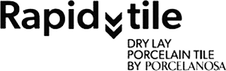 RAPID TILE DRY LAY PORCELAIN TILE BY PORCELANOSA logo