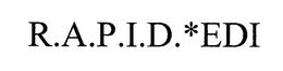 R.A.P.I.D.*EDI logo