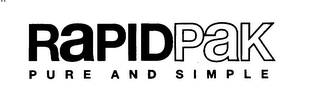 RAPIDPAK PURE AND SIMPLE logo