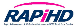 RAPIHD RAPID ACHIEVEMENT OF BP GOALS WITH IRBESARTAN/HCTZ FIXED DOSE COMBO logo