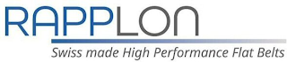 RAPPLON SWISS MADE HIGH PERFORMANCE FLAT BELTS logo