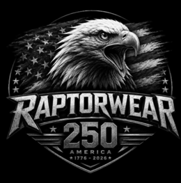 RAPTORWEAR 250 AMERICA 1776 - 2026 logo