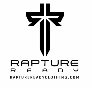 RAPTURE R E A D Y RAPTUREREADYCLOTHING.COM logo