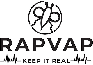 RAPVAP KEEP IT REAL logo