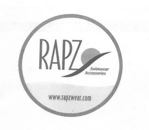 RAPZ SWIMWEAR ACCESSORIES WWW.RAPZWEAR.COM logo
