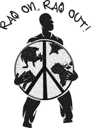 RAQ ON, RAQ OUT! logo