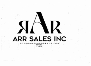 RAR ARR SALES INC TOYSGAMESANDDEALS.COM TGD logo