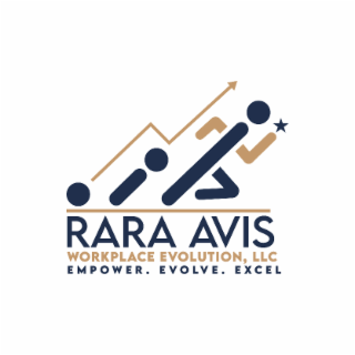 RARA AVIS WORKPLACE EVOLUTION, LLC EMPOWER. EVOLVE. EXCEL logo