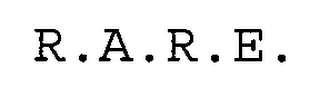 R.A.R.E. logo