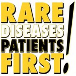 RARE DISEASES PATIENTS FIRST! logo