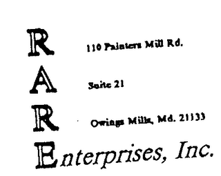 RARE ENTERPRISES, INC. logo