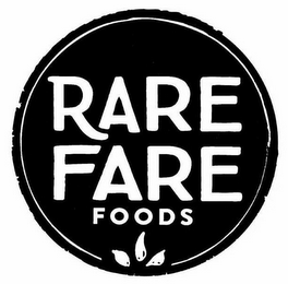 RARE FARE FOODS logo