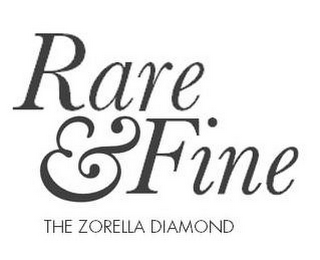 RARE & FINE THE ZORELLA DIAMOND logo