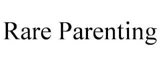 RARE PARENTING logo