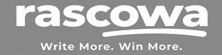 RASCOWA WRITE MORE. WIN MORE. logo