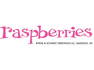 RASPBERRIES BYRNE & SCHMIDT GREETINGS, LLC, MADISON, WI logo