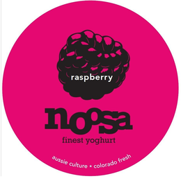 RASPBERRY NOOSA FINEST YOGHURT AUSSIE CULTURE* COLORADO FRESH logo