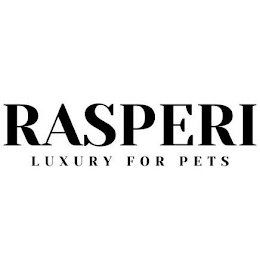 RASPERI LUXURY FOR PETS logo