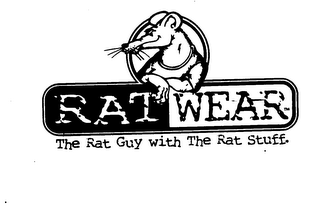 RAT WEAR THE RAT GUY WITH THE RAT STUFF. logo