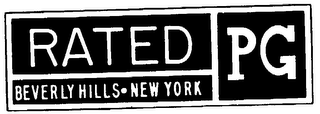 RATED PG BEVERLY HILLS NEW YORK logo
