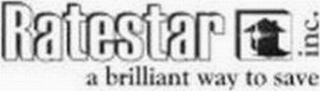 RATESTAR INC. A BRILLIANT WAY TO SAVE logo