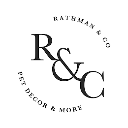 RATHMAN & CO R&C PET DECOR & MORE logo