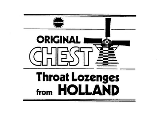 RATOR ORIGINAL CHEST THROAT LOZENGES FROM HOLLAND logo