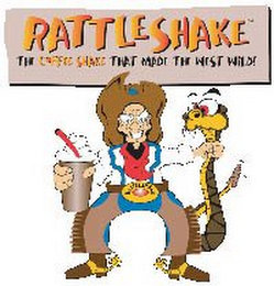 RATTLESHAKE THE COFFEE SHAKE THAT MADE THE WEST WILD! logo