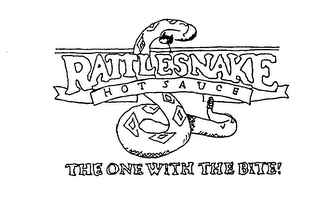 RATTLESNAKE HOT SAUCE THE ONE WITH THE BITE! logo