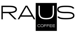 RAUS COFFEE logo