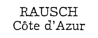 RAUSCH COTE D'AZUR logo