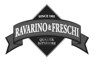 RAVARINO & FRESCHI SINCE 1901 QUALITA SUPERIORE logo