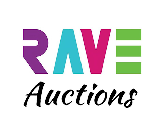 RAVE AUCTIONS logo