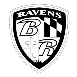 RAVENS B R logo