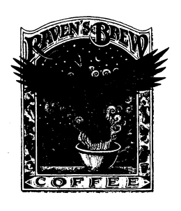 RAVEN'S BREW COFFEE logo