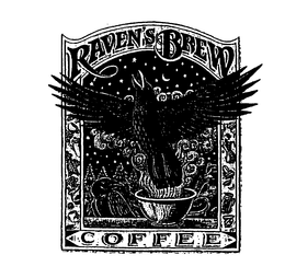 RAVEN'S BREW COFFEE logo