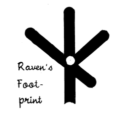 RAVEN'S FOOT-PRINT logo