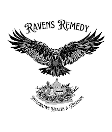 RAVENS REMEDY RR INTEGRATIVE HEALTH & FREEDOM logo