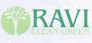 RAVI CLEAN GREEN logo
