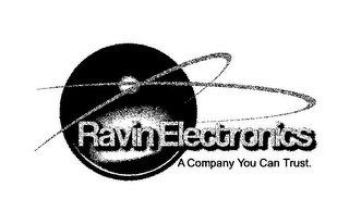 RAVIN ELECTRONICS A COMPANY YOU CAN TRUST. logo