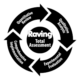 RAVING TOTAL ASSESSMENT QUANTITATIVE REVIEW QUALITATIVE ANALYSIS EXPERIMENTAL EVALUATION COMPREHENSIVE IMPLEMENTATION logo
